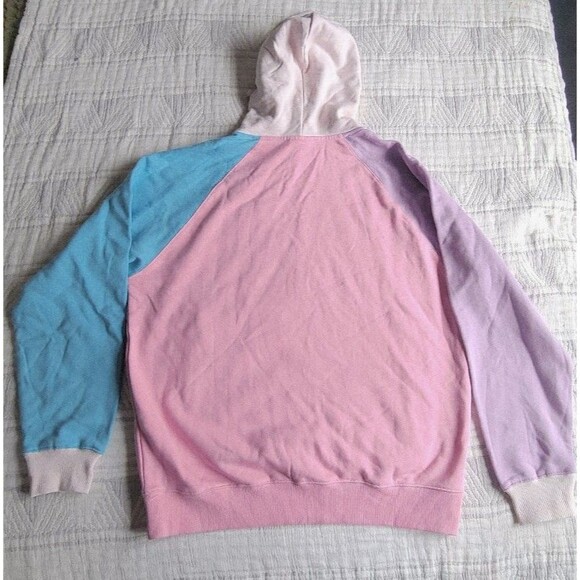 Teddy Fresh Colorblock Pastel Hoodie – Size L - Picture 4 of 7